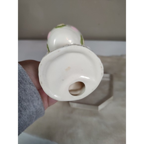 Vintage Ceramic Easter Bunny Rabbit Egg Holder Display Planter Candy Dish - Picture 8 of 11